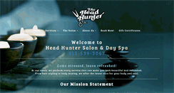 Desktop Screenshot of headhuntersalonanddayspa.com